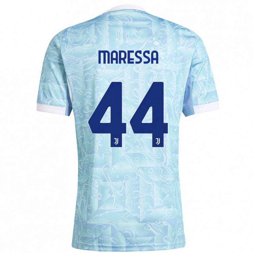 Danxen Damen Tommaso Maressa #44 Himmelblau Gelb Auswärtstrikot Trikot 2025/26 T-Shirt Österreich