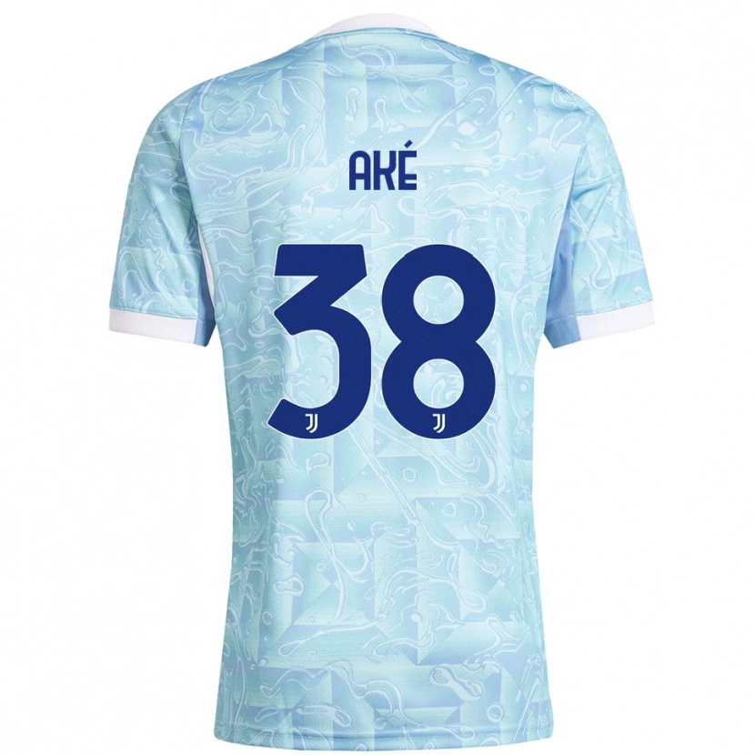 Danxen Damen Marley Ake #38 Himmelblau Gelb Auswärtstrikot Trikot 2025/26 T-Shirt Österreich