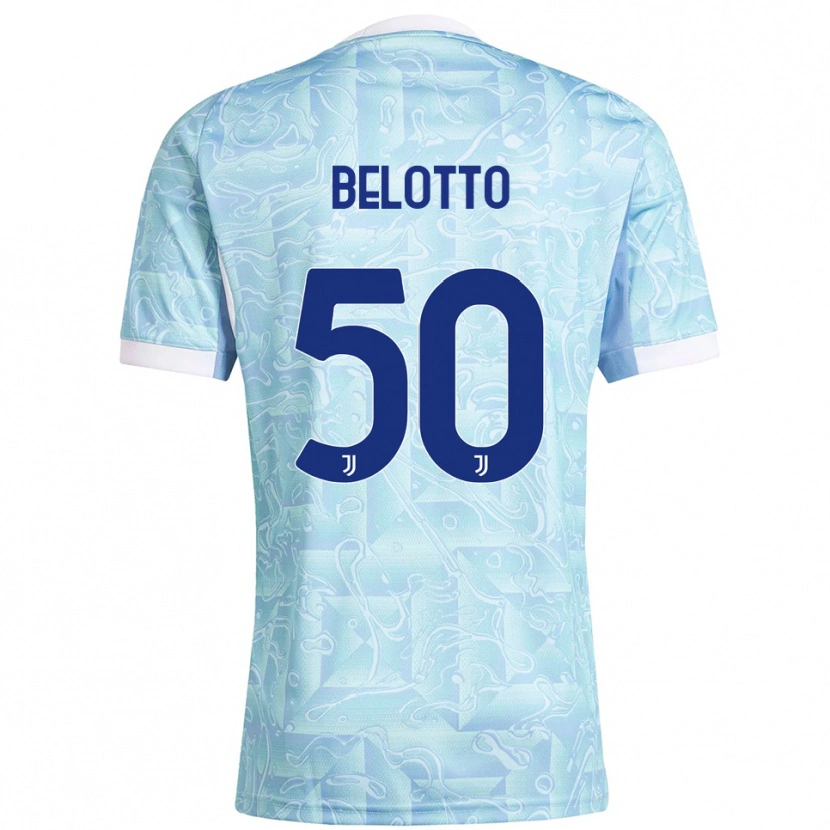 Danxen Damen Soledad Belotto #50 Himmelblau Gelb Auswärtstrikot Trikot 2025/26 T-Shirt Österreich