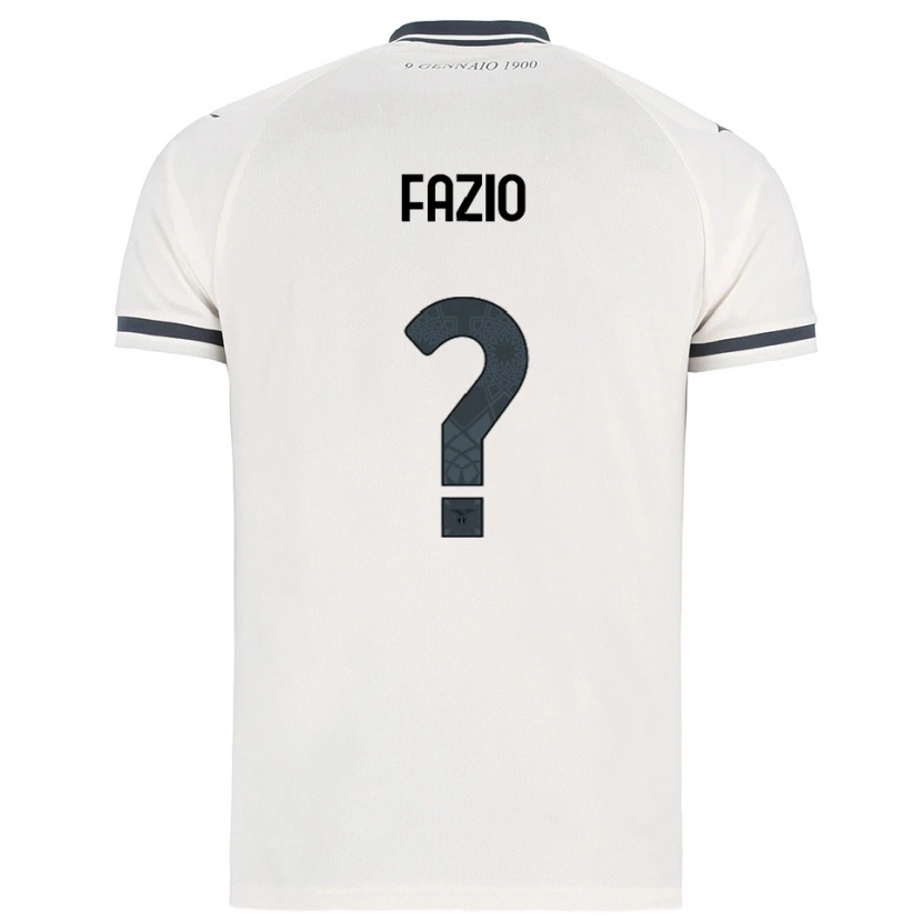 Danxen Damen Francesco Fazio #0 Weiß Marineblau Auswärtstrikot Trikot 2025/26 T-Shirt Österreich