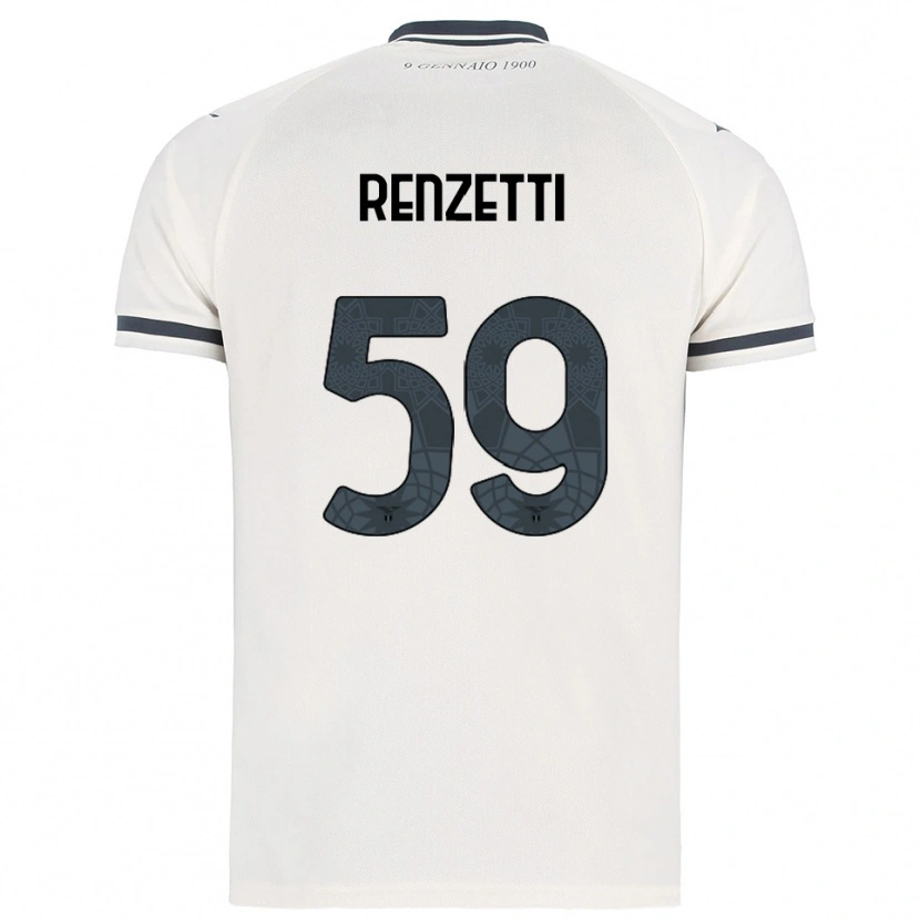 Danxen Damen Davide Renzetti #59 Weiß Marineblau Auswärtstrikot Trikot 2025/26 T-Shirt Österreich