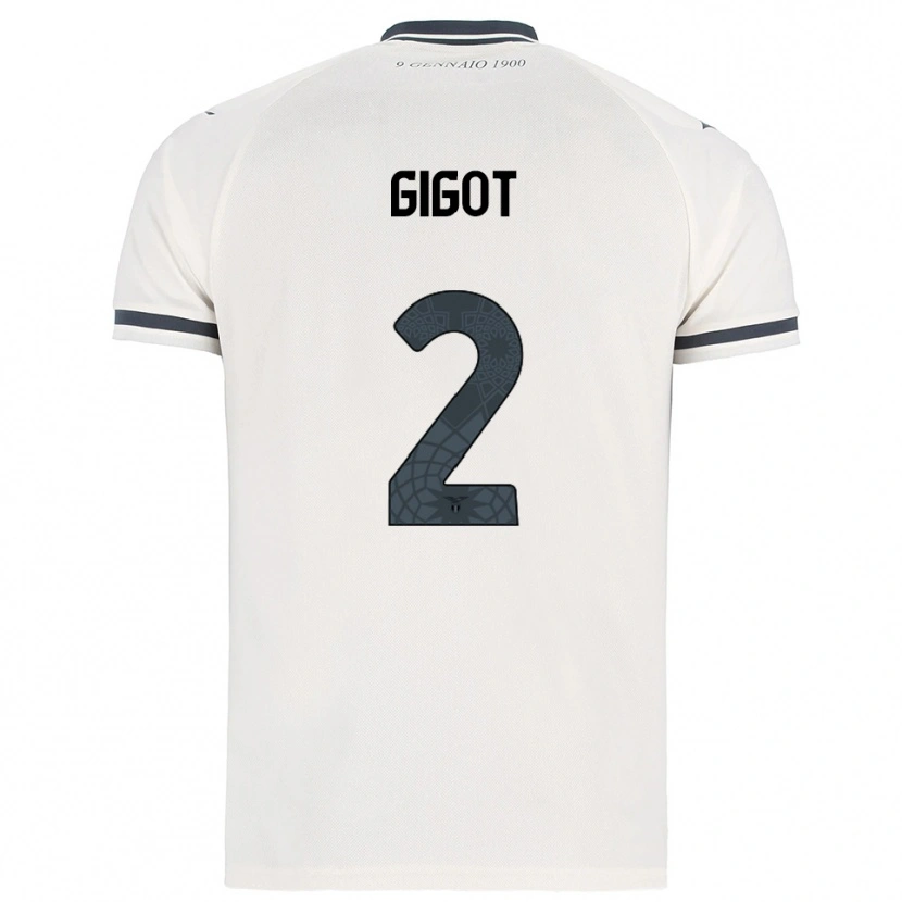 Danxen Damen Samuel Gigot #2 Weiß Marineblau Auswärtstrikot Trikot 2025/26 T-Shirt Österreich