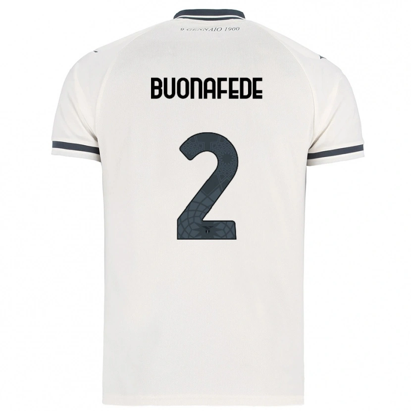 Danxen Damen Tommaso Buonafede #2 Weiß Marineblau Auswärtstrikot Trikot 2025/26 T-Shirt Österreich