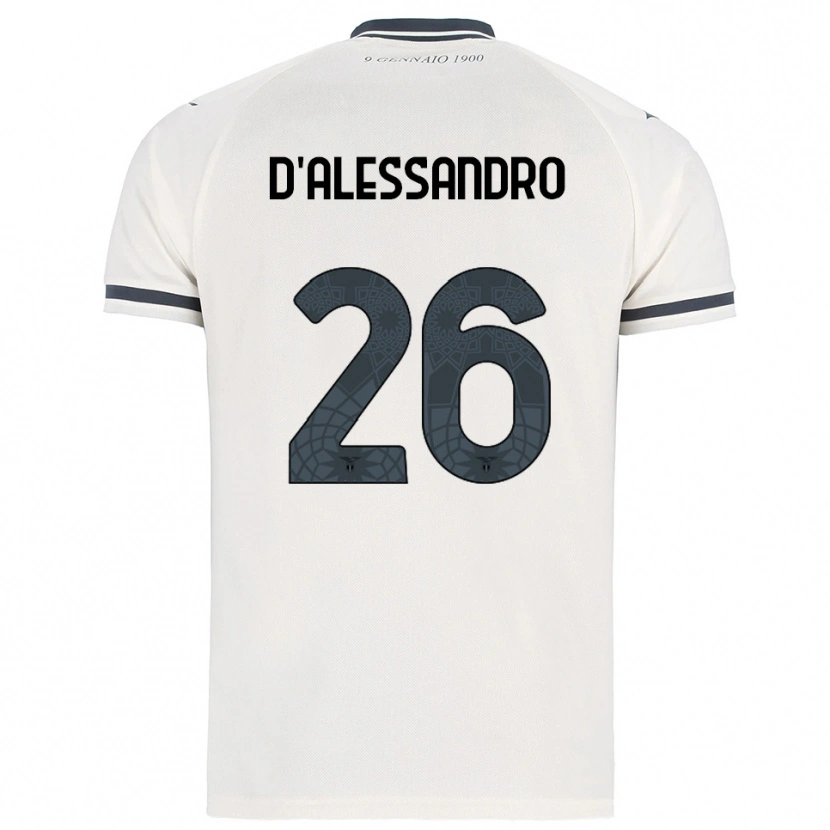 Danxen Damen Mattya D'alessandro #26 Weiß Marineblau Auswärtstrikot Trikot 2025/26 T-Shirt Österreich