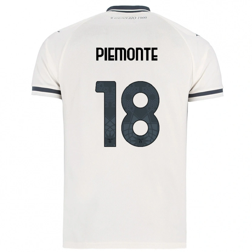 Danxen Damen Martina Piemonte #18 Weiß Marineblau Auswärtstrikot Trikot 2025/26 T-Shirt Österreich