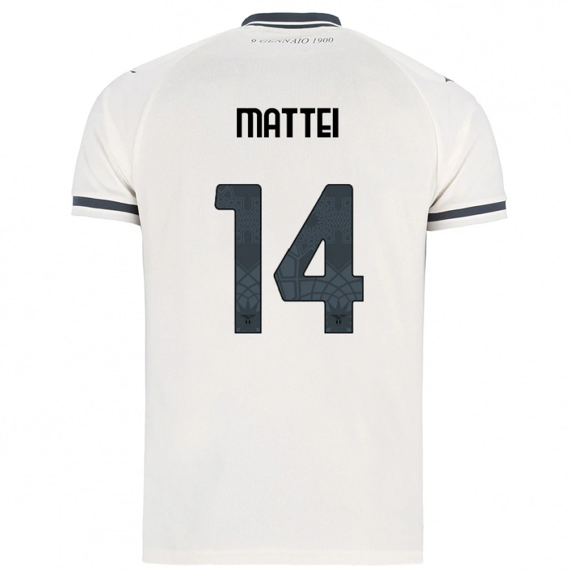 Danxen Damen Sarah Mattei #14 Weiß Marineblau Auswärtstrikot Trikot 2025/26 T-Shirt Österreich