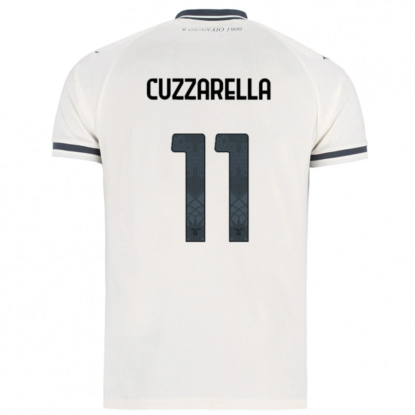 Danxen Damen Cristian Cuzzarella #11 Weiß Marineblau Auswärtstrikot Trikot 2025/26 T-Shirt Österreich
