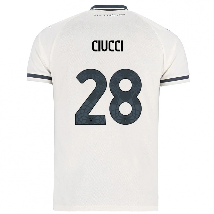 Danxen Damen Federico Ciucci #28 Weiß Marineblau Auswärtstrikot Trikot 2025/26 T-Shirt Österreich