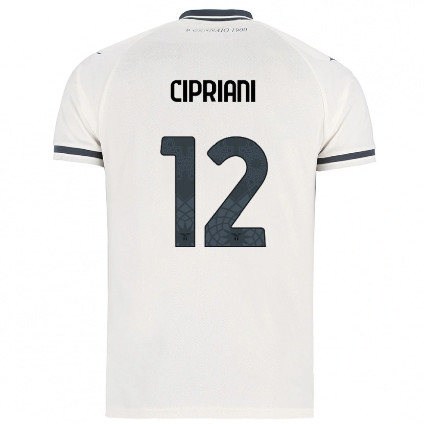 Danxen Damen Alessio Cipriani #12 Weiß Marineblau Auswärtstrikot Trikot 2025/26 T-Shirt Österreich