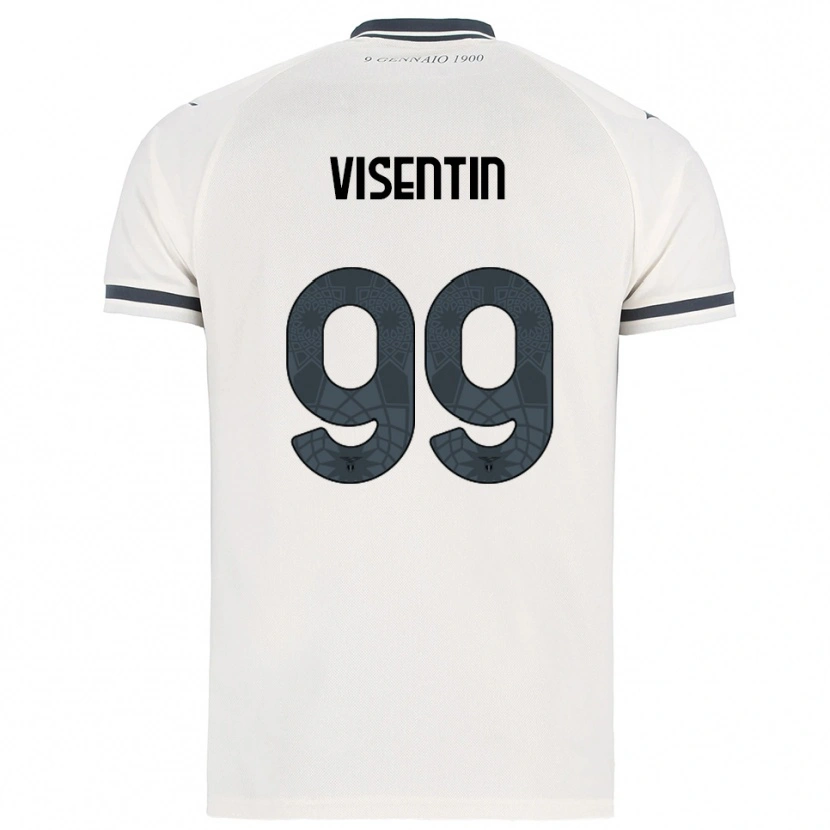 Danxen Damen Noemi Visentin #99 Weiß Marineblau Auswärtstrikot Trikot 2025/26 T-Shirt Österreich