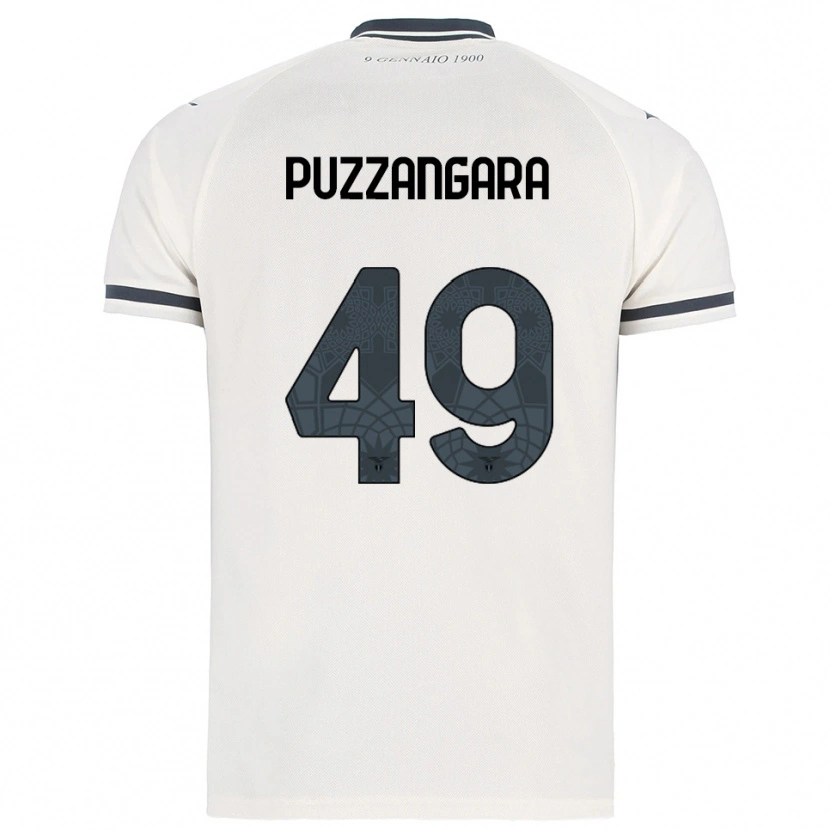 Danxen Damen Angelo Antonio Puzzangara #49 Weiß Marineblau Auswärtstrikot Trikot 2025/26 T-Shirt Österreich