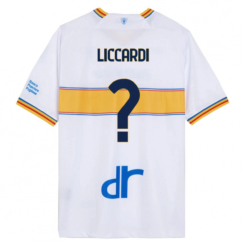 Danxen Damen Thomas Liccardi #0 Weiß Gelb Auswärtstrikot Trikot 2025/26 T-Shirt Österreich