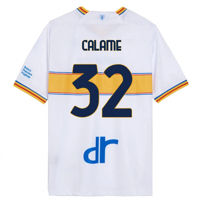 Danxen Damen Marouane Calame #32 Weiß Gelb Auswärtstrikot Trikot 2025/26 T-Shirt Österreich