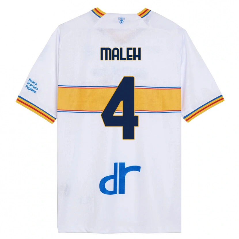 Danxen Damen Youssef Maleh #4 Weiß Gelb Auswärtstrikot Trikot 2025/26 T-Shirt Österreich
