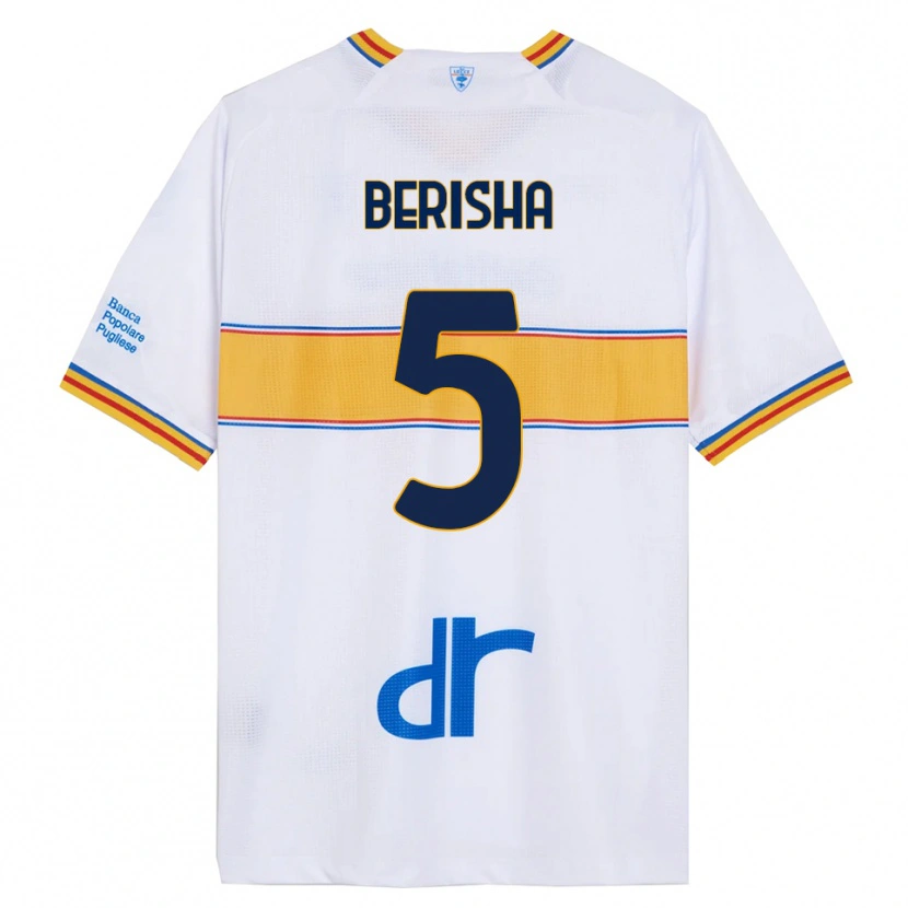 Danxen Damen Medon Berisha #5 Weiß Gelb Auswärtstrikot Trikot 2025/26 T-Shirt Österreich