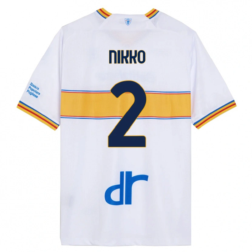 Danxen Damen Jimi Nikko #2 Weiß Gelb Auswärtstrikot Trikot 2025/26 T-Shirt Österreich