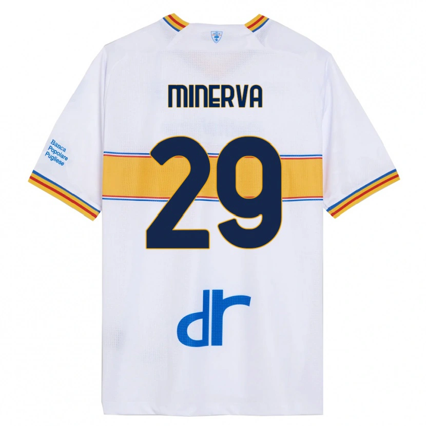 Danxen Damen Francesco Minerva #29 Weiß Gelb Auswärtstrikot Trikot 2025/26 T-Shirt Österreich