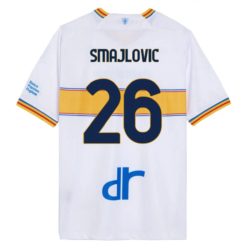 Danxen Damen Zinedin Smajlovic #26 Weiß Gelb Auswärtstrikot Trikot 2025/26 T-Shirt Österreich