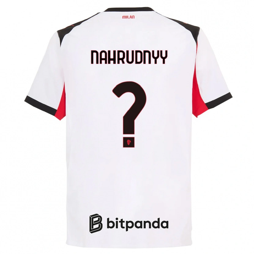 Danxen Damen Vladislav Nahrudnyy #0 Weiß Schwarz Auswärtstrikot Trikot 2025/26 T-Shirt Österreich