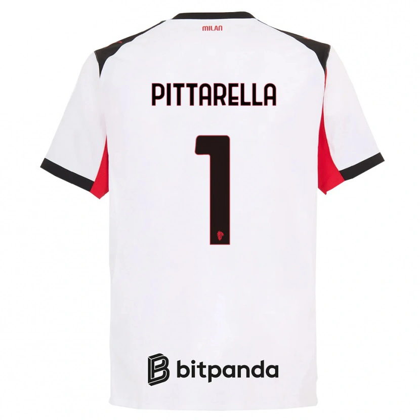 Danxen Damen Matteo Pittarella #1 Weiß Schwarz Auswärtstrikot Trikot 2025/26 T-Shirt Österreich