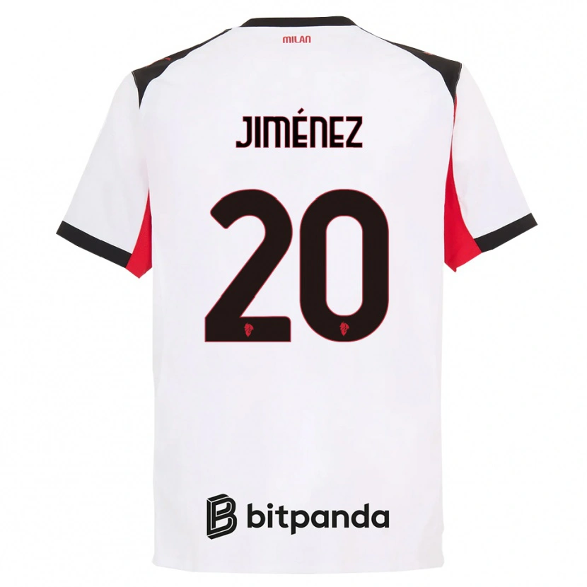 Danxen Damen Álex Jiménez #20 Weiß Schwarz Auswärtstrikot Trikot 2025/26 T-Shirt Österreich
