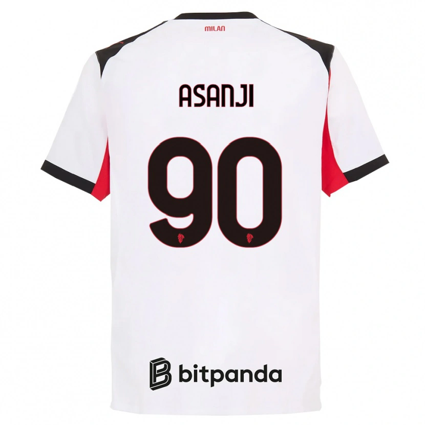 Danxen Damen Levis Asanji #90 Weiß Schwarz Auswärtstrikot Trikot 2025/26 T-Shirt Österreich