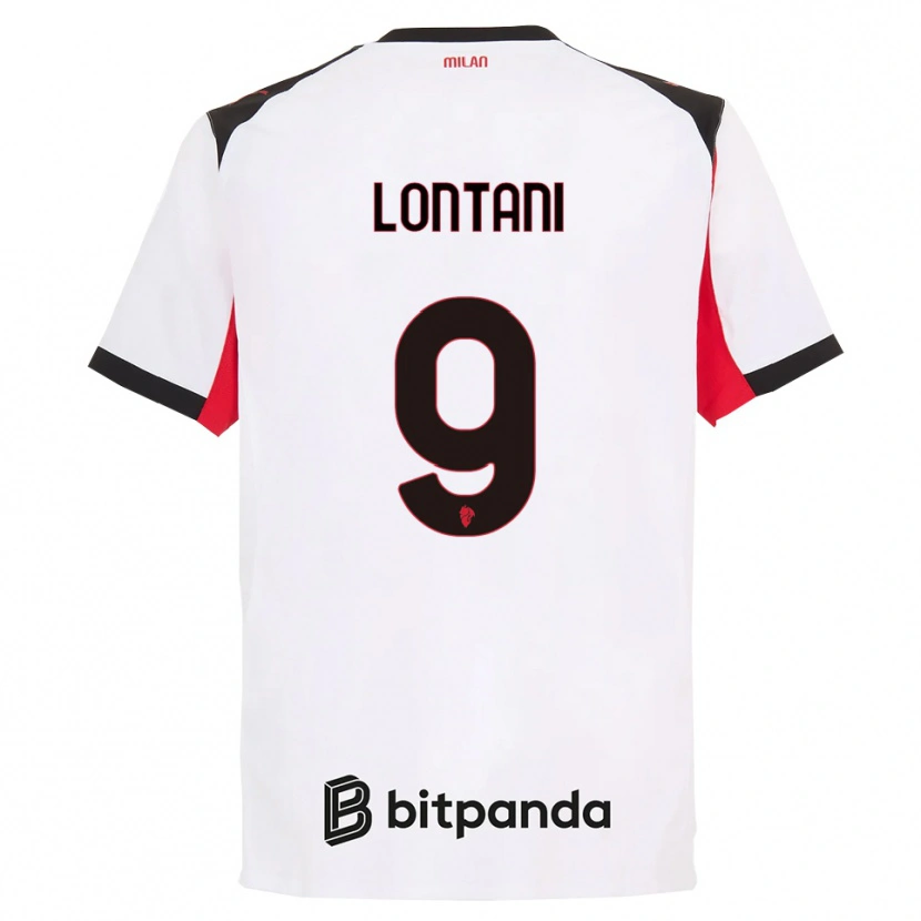 Danxen Damen Simone Lontani #9 Weiß Schwarz Auswärtstrikot Trikot 2025/26 T-Shirt Österreich