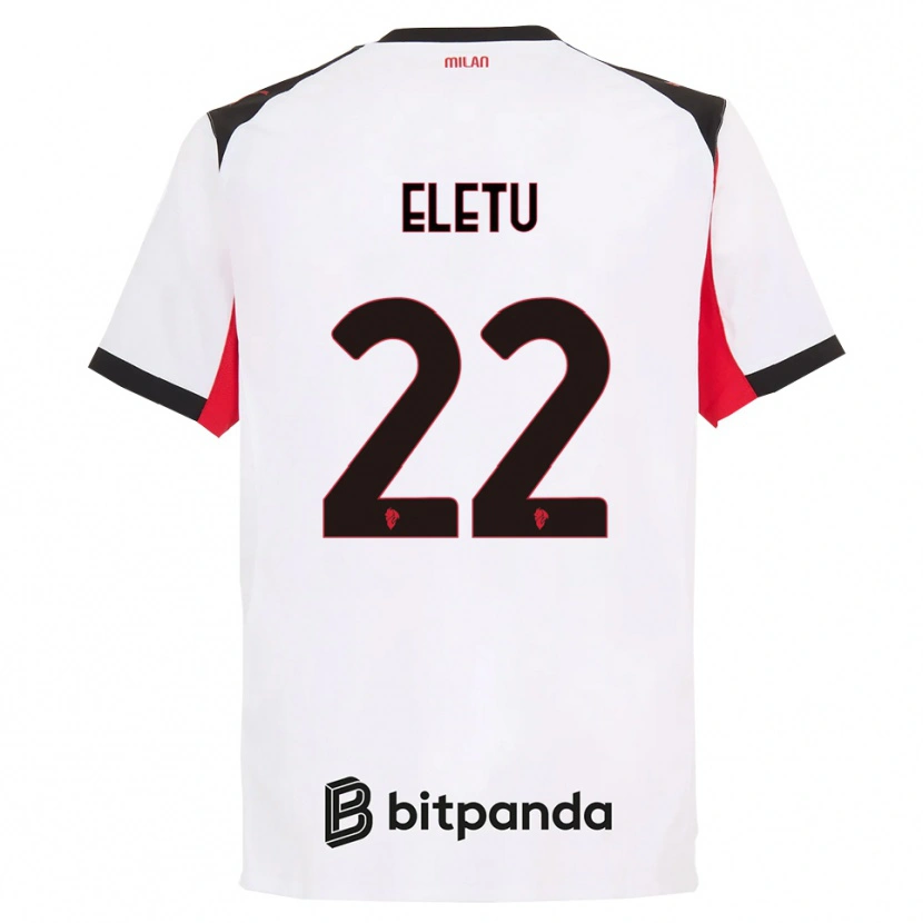 Danxen Damen Victor Eletu #22 Weiß Schwarz Auswärtstrikot Trikot 2025/26 T-Shirt Österreich