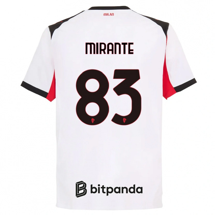 Danxen Damen Antonio Mirante #83 Weiß Schwarz Auswärtstrikot Trikot 2025/26 T-Shirt Österreich
