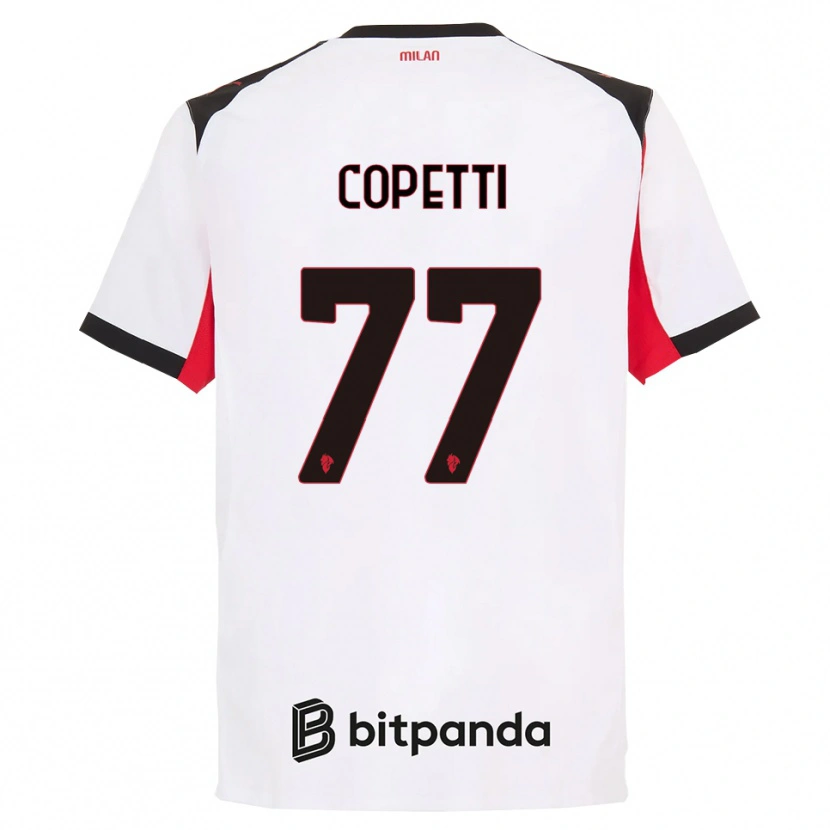 Danxen Damen Matilde Copetti #77 Weiß Schwarz Auswärtstrikot Trikot 2025/26 T-Shirt Österreich