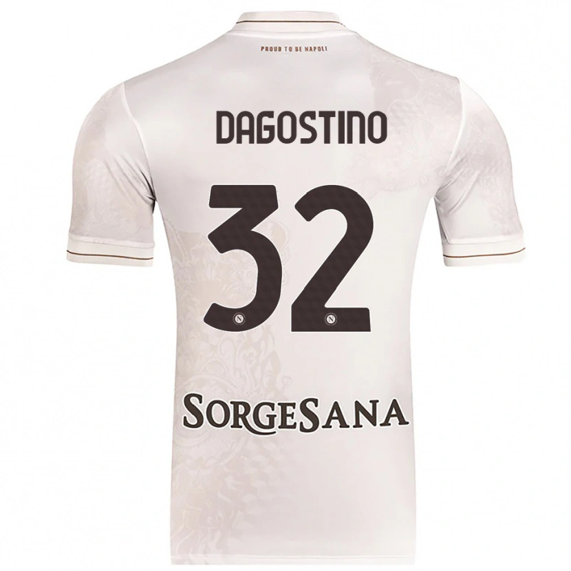 Danxen Damen Giuseppe Dagostino #32 Champagner Braun Auswärtstrikot Trikot 2025/26 T-Shirt Österreich