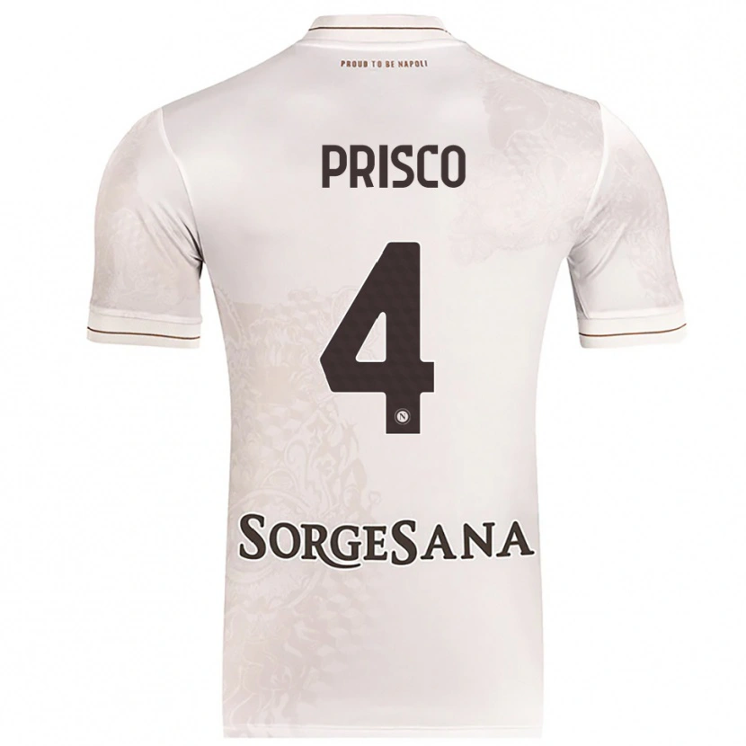 Danxen Damen Vincenzo Prisco #4 Champagner Braun Auswärtstrikot Trikot 2025/26 T-Shirt Österreich