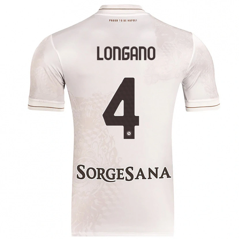Danxen Damen Salvatore Longano #4 Champagner Braun Auswärtstrikot Trikot 2025/26 T-Shirt Österreich