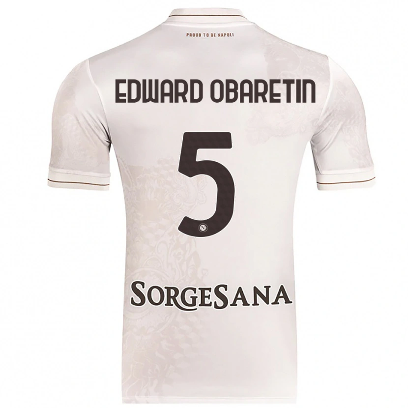 Danxen Damen Nosa Edward Obaretin #5 Champagner Braun Auswärtstrikot Trikot 2025/26 T-Shirt Österreich