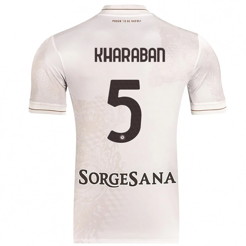 Danxen Damen Vitaliy Kharban #5 Champagner Braun Auswärtstrikot Trikot 2025/26 T-Shirt Österreich
