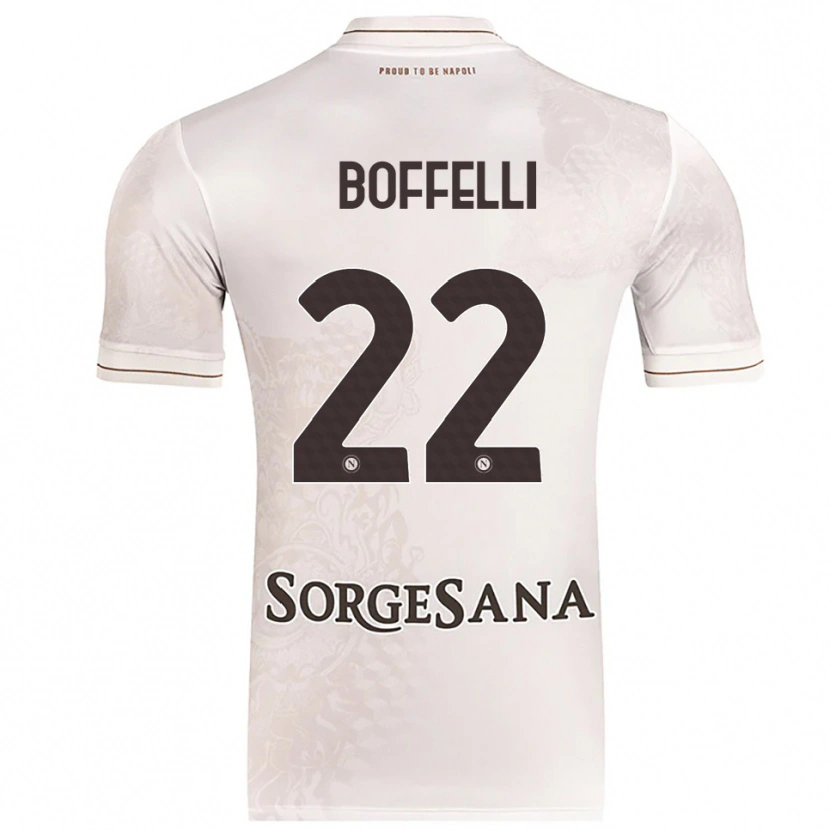 Danxen Damen Valerio Boffelli #22 Champagner Braun Auswärtstrikot Trikot 2025/26 T-Shirt Österreich