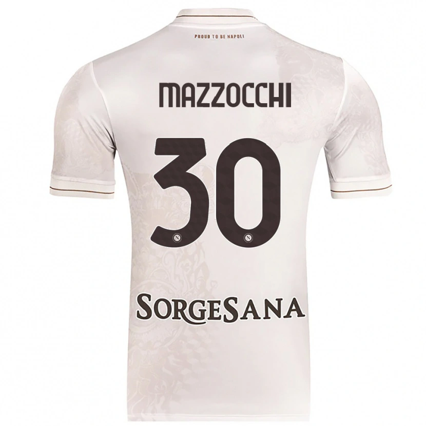 Danxen Damen Pasquale Mazzocchi #30 Champagner Braun Auswärtstrikot Trikot 2025/26 T-Shirt Österreich