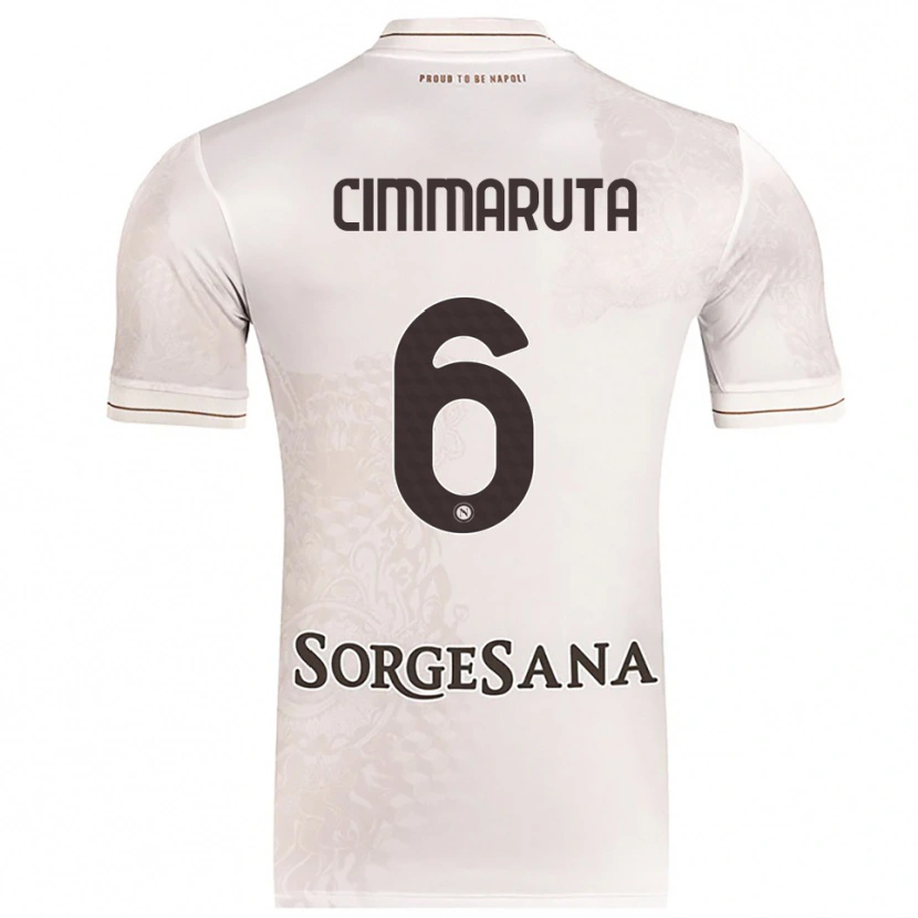 Danxen Damen Antonio Cimmaruta #6 Champagner Braun Auswärtstrikot Trikot 2025/26 T-Shirt Österreich