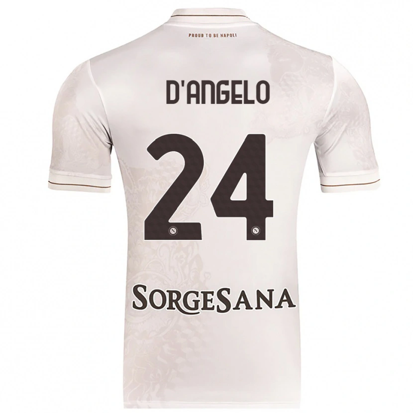 Danxen Damen Alessia D'angelo #24 Champagner Braun Auswärtstrikot Trikot 2025/26 T-Shirt Österreich