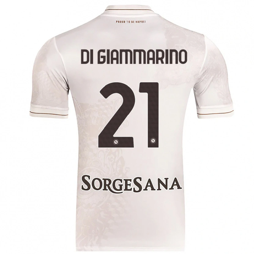Danxen Damen Virginia Di Giammarino #21 Champagner Braun Auswärtstrikot Trikot 2025/26 T-Shirt Österreich
