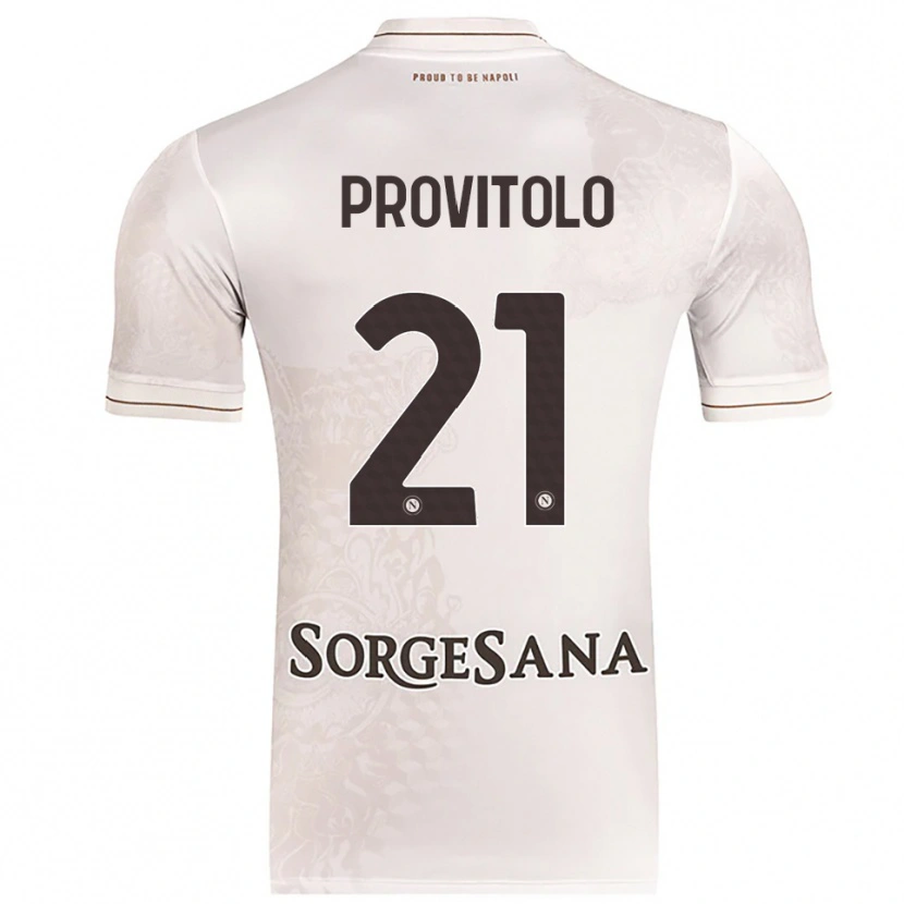 Danxen Damen Vincenzo Provitolo #21 Champagner Braun Auswärtstrikot Trikot 2025/26 T-Shirt Österreich