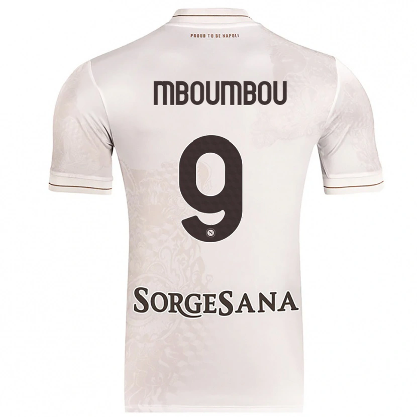 Danxen Damen Arnaud Mboumbou #9 Champagner Braun Auswärtstrikot Trikot 2025/26 T-Shirt Österreich