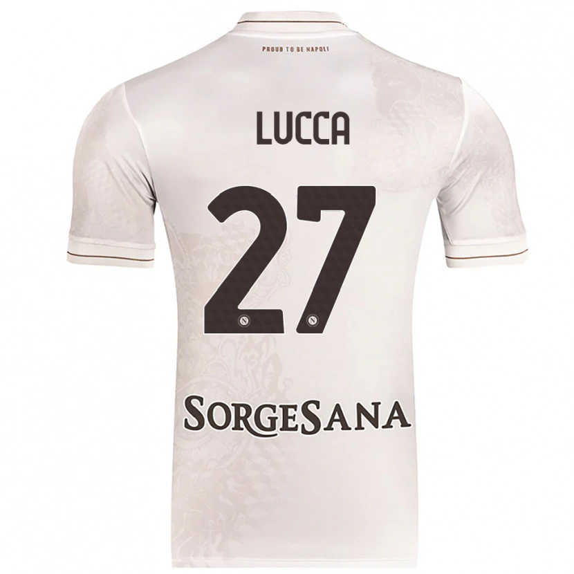 Danxen Damen Lorenzo Lucca #27 Champagner Braun Auswärtstrikot Trikot 2025/26 T-Shirt Österreich