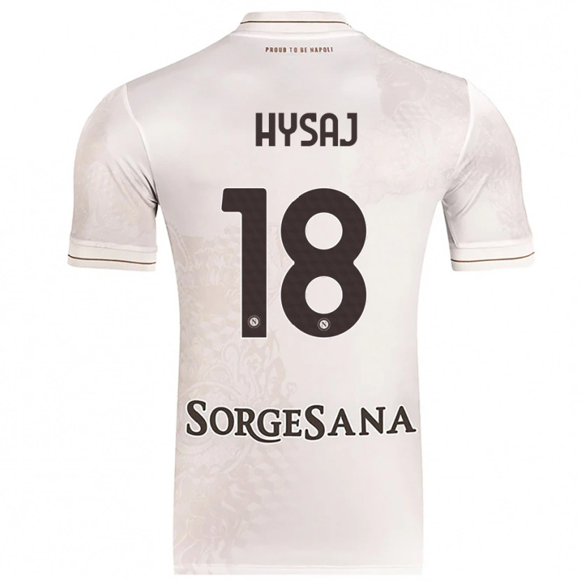Danxen Damen Daniel Hysaj #18 Champagner Braun Auswärtstrikot Trikot 2025/26 T-Shirt Österreich