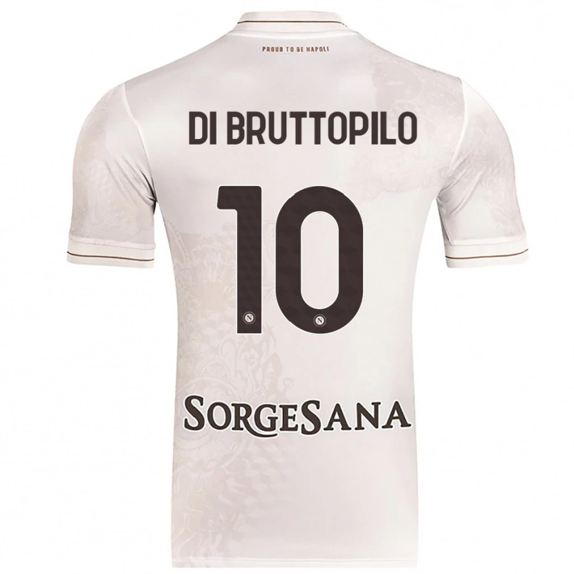 Danxen Damen Giuseppe Ambrosino Di Bruttopilo #10 Champagner Braun Auswärtstrikot Trikot 2025/26 T-Shirt Österreich