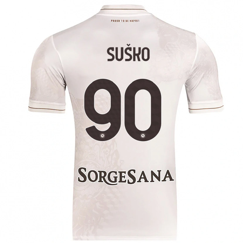 Danxen Damen Daniel Suško #90 Champagner Braun Auswärtstrikot Trikot 2025/26 T-Shirt Österreich