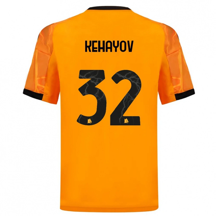 Danxen Damen Atanas Kehayov #32 Orange Schwarz Auswärtstrikot Trikot 2025/26 T-Shirt Österreich