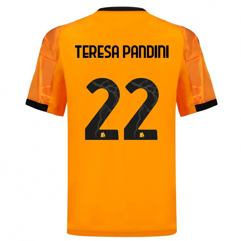 Danxen Damen Marta Teresa Pandini #22 Orange Schwarz Auswärtstrikot Trikot 2025/26 T-Shirt Österreich