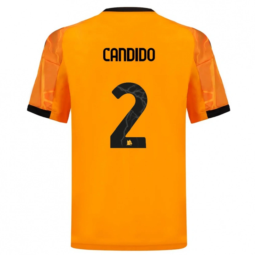 Danxen Damen Gabriele Candido #2 Orange Schwarz Auswärtstrikot Trikot 2025/26 T-Shirt Österreich