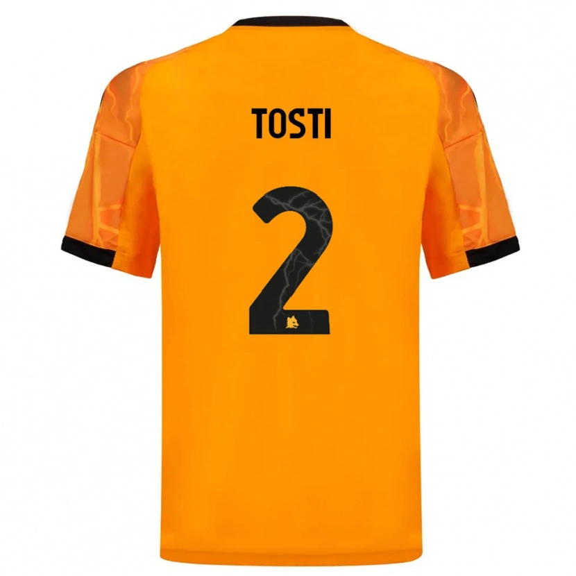 Danxen Damen Alessandro Tosti #2 Orange Schwarz Auswärtstrikot Trikot 2025/26 T-Shirt Österreich